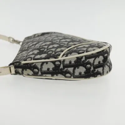 Pre-owned Dior Saddle Black Canvas Clutch Bag ()