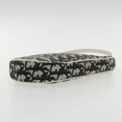 Pre-owned Dior Saddle Black Canvas Clutch Bag ()