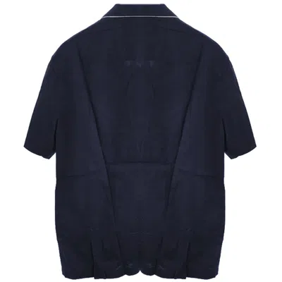 Emporio Armani Cotton Men's Shirt In Blue