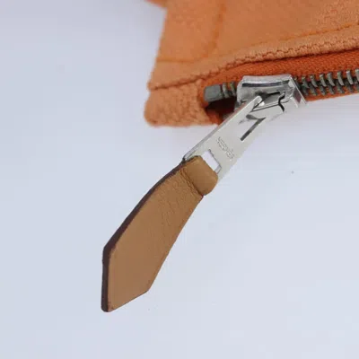 Pre-owned Hermes Hermès Bora Bora Orange Canvas Tote Bag ()