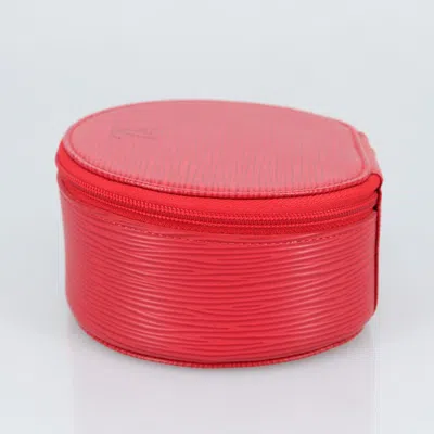 Pre-owned Louis Vuitton Ecrin Red Leather Wallet  ()