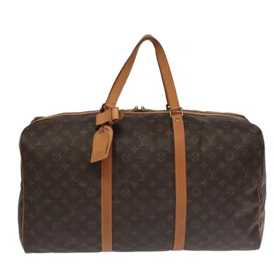 Pre-owned Louis Vuitton Sac Souple Brown Canvas Travel Bag ()