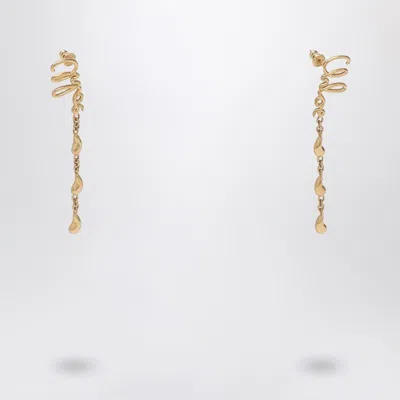 Chloé Iconic Dangling Earrings For Pierced Ears In Gold