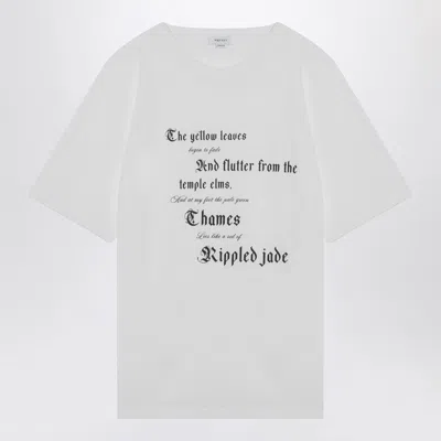 Alexander Mcqueen Text-print T-shirt Clothing In White