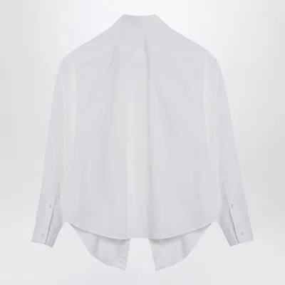 Balenciaga Poplin Shirt In White