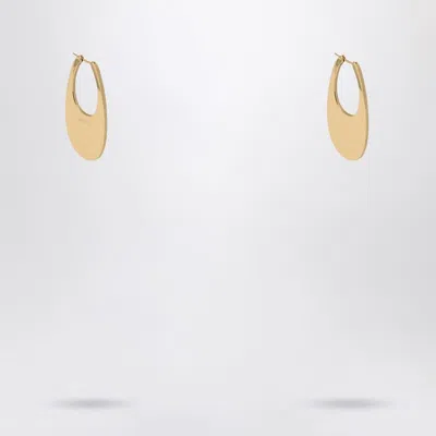 Coperni Swipe Drop Earrings In Silver