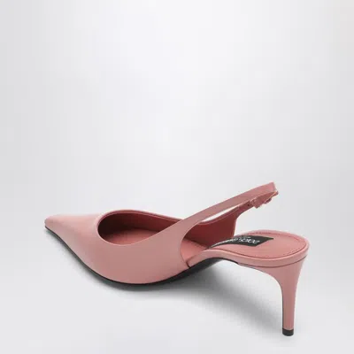 Dolce & Gabbana 70 Patent Leather Slingback Pumps In Pink