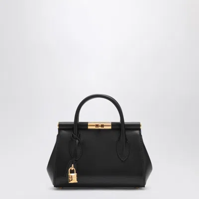 Dolce & Gabbana Marlene Small Leather Top-handle Bag With Chain Strap In Black