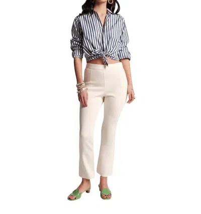 Frances Valentine Quincy Strect Crop Pant In White In White