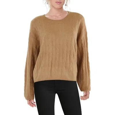 1.state Womens Crewneck Long Sleeve Pullover Sweater In Multi