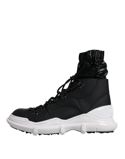 Dolce & Gabbana Lace-up Boot In Black