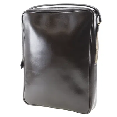 Pre-owned Hermes Hermès Brown Leather Clutch Bag ()