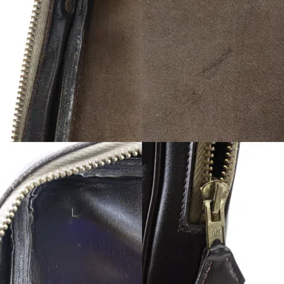 Pre-owned Hermes Hermès Brown Leather Clutch Bag ()