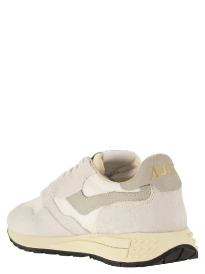 Autry Reelwind Suede And Technical Textile Trainer