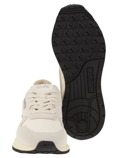 Autry Reelwind Suede And Technical Textile Trainer