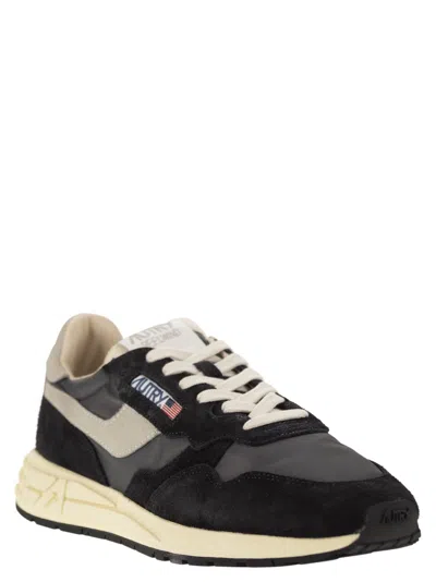 Autry Reelwind Running Sneakers In Suede And Nylon