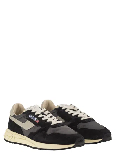 Autry Reelwind Running Sneakers In Suede And Nylon