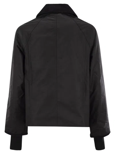 Barbour Military Green Cotton Beadnell Jacket