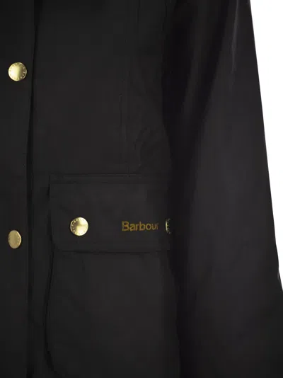 Barbour Military Green Cotton Beadnell Jacket