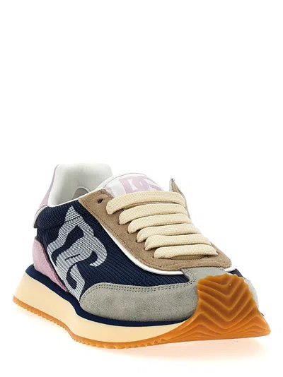 Dolce & Gabbana Cushion Sneakers With Mesh And Suede