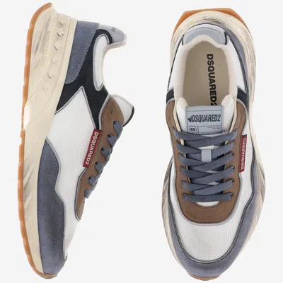 Dsquared2 Low Top Blue Denim Sneakers