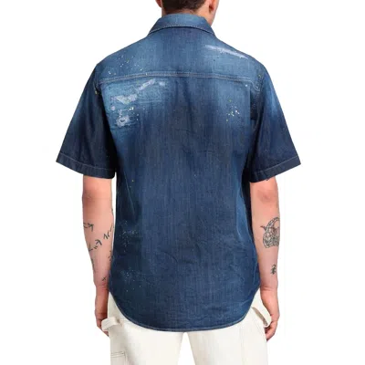 Dsquared2 Short-sleeved Denim Shirt