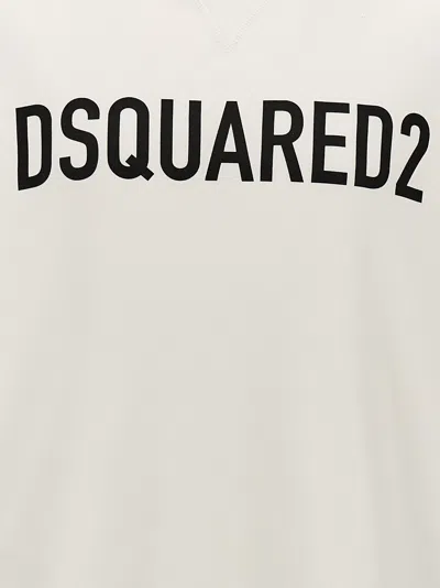 Dsquared2 Dsquared White Cotton Sweatshirt