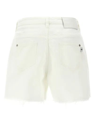 Ermanno Scervino Denim Bermuda Shorts Bermuda And Short In Neutral