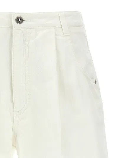Ermanno Scervino Denim Bermuda Shorts Bermuda And Short In Neutral