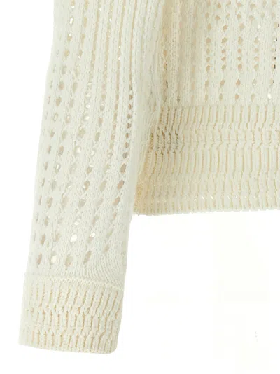 Ermanno Scervino Rhinestone Cardigan Sweaters And Cardigans