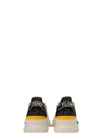 Fendi Flow Sneaker With Distinctive Monogram Accents