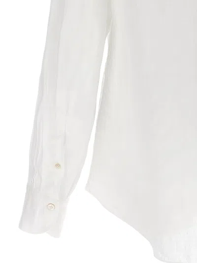 Finamore 1925 Timeless White Button-down Shirt With Structured Collar