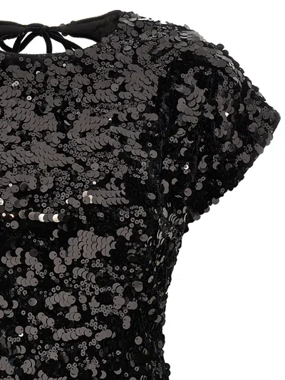Ganni Sequined Velvet Mini Dress