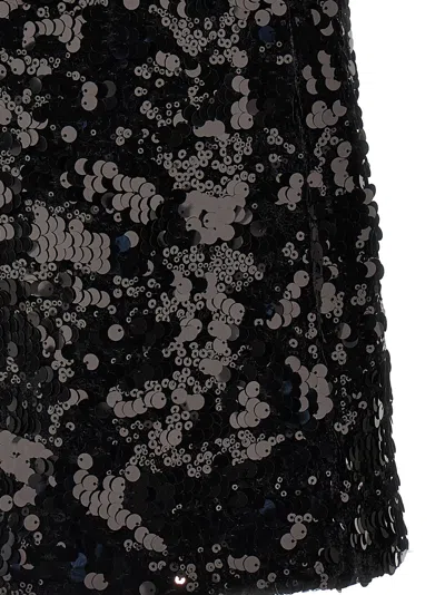 Ganni Sequined Velvet Mini Dress