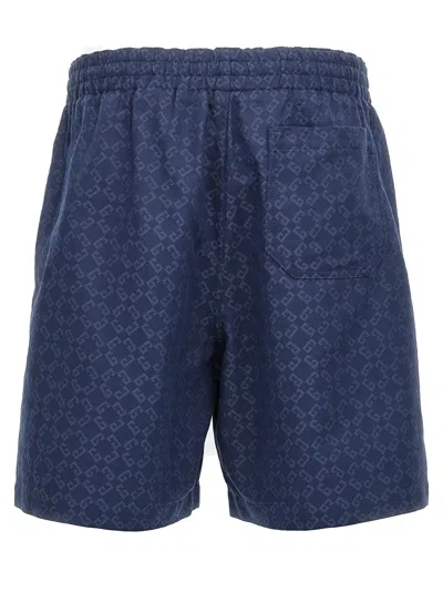 Givenchy Monogram 72 Jacquard Denim Bermuda Shorts