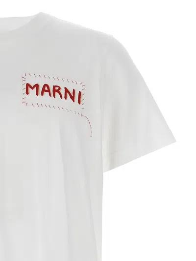 Shop Marni Logo Patch T Shirt