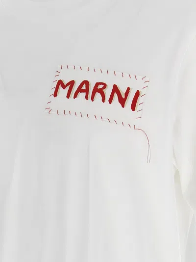 Marni Logo Patch Crewneck T-shirt