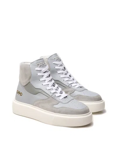 On This Day Women's Modern Basketball Hi Top Sneaker In Blue Grey Multi In Multi