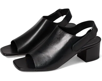 La Canadienne Women's Ricco Slingback Block Heel In Black In Black