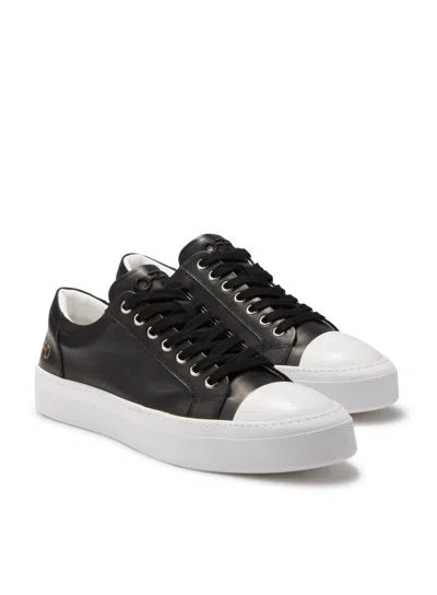 On This Day Women's Leather Low-top Sneaker In Black In Black