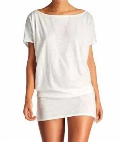 Vitamin A Isla Tunic In White In White