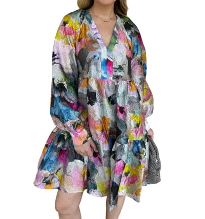 Stine Goya Jasmine Dress In Liquified Orchid In Multi