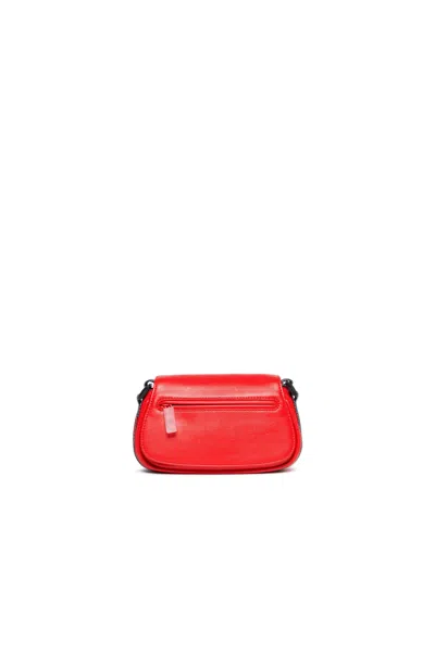 Diesel Faux-leather Crossbody Bag In Red