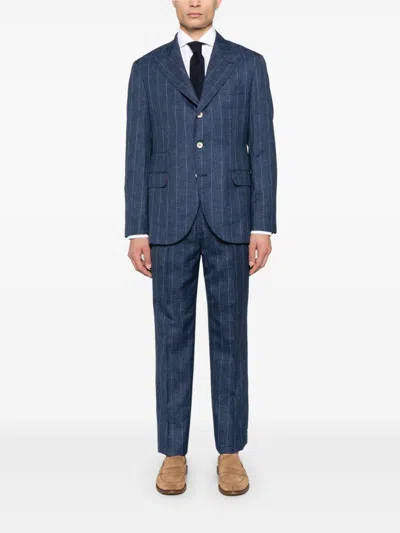 Brunello Cucinelli Men Wool Single-breasted Suit