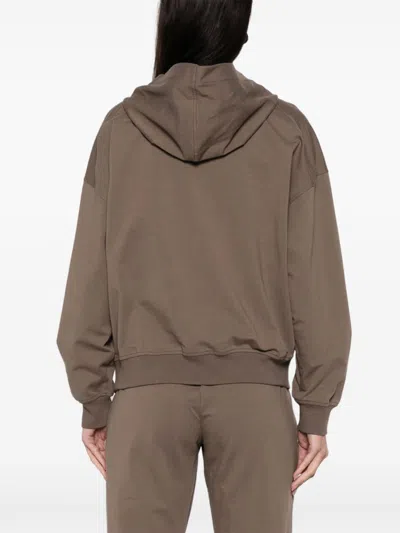 Brunello Cucinelli Zippered Cotton Hoodie With Kangaroo Pocket