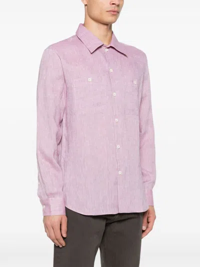 Shop Brunello Cucinelli Linen Shirt