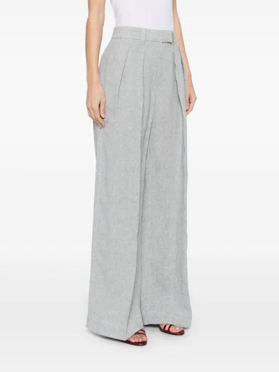 Brunello Cucinelli Linen Wide-leg Trousers