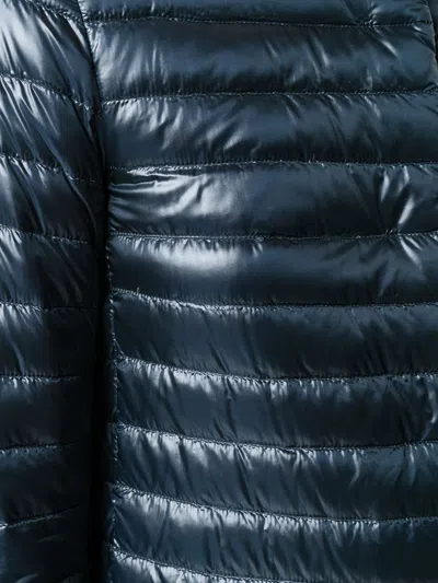 Herno Dark Blue Nylon Amelia Down Jacket