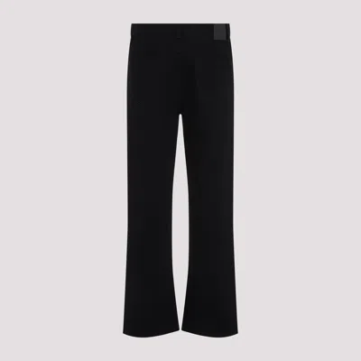 Alexander Mcqueen Skull Detailed Straight-leg Jeans In Black