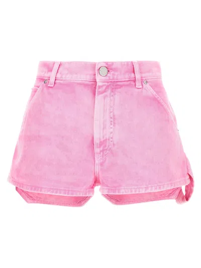 Pinko Workwear Shorts In Cotton Bull Fabric
